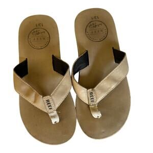 Reef khaki beige sandals size 13/1